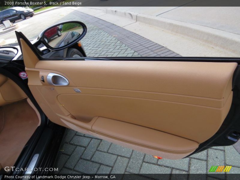 Black / Sand Beige 2008 Porsche Boxster S