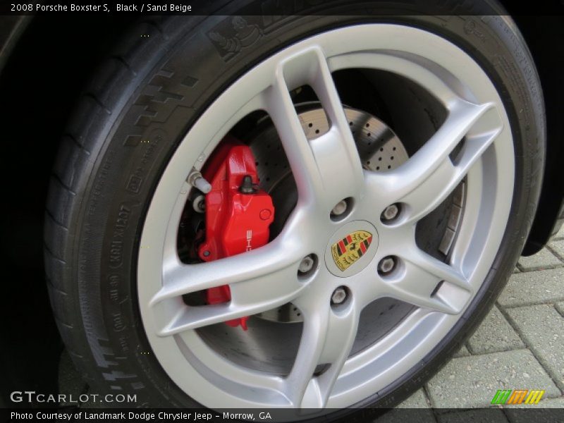 Black / Sand Beige 2008 Porsche Boxster S