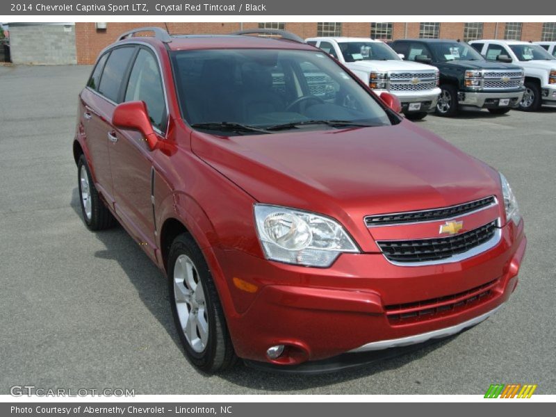 Crystal Red Tintcoat / Black 2014 Chevrolet Captiva Sport LTZ