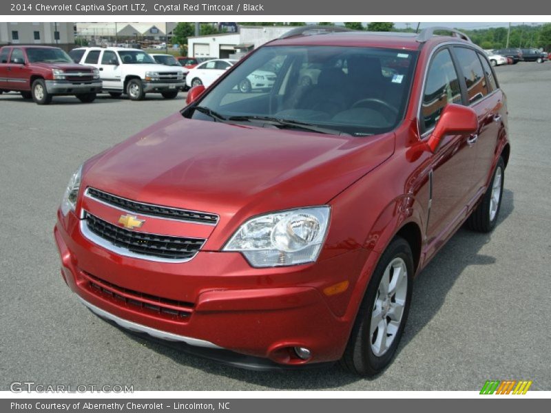 Crystal Red Tintcoat / Black 2014 Chevrolet Captiva Sport LTZ