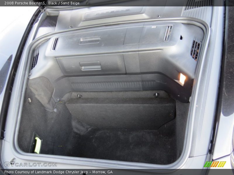 Black / Sand Beige 2008 Porsche Boxster S