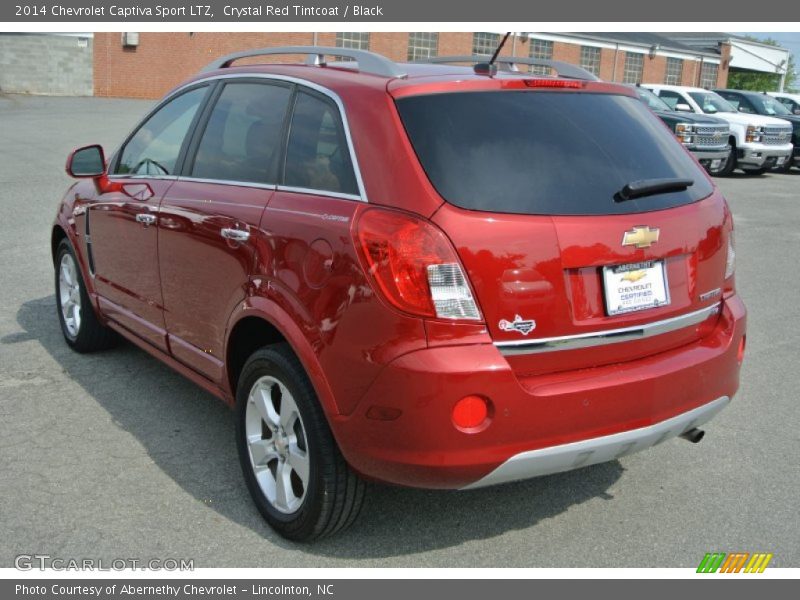 Crystal Red Tintcoat / Black 2014 Chevrolet Captiva Sport LTZ