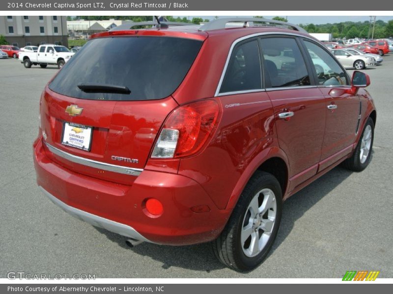 Crystal Red Tintcoat / Black 2014 Chevrolet Captiva Sport LTZ