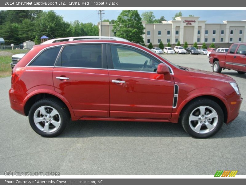 Crystal Red Tintcoat / Black 2014 Chevrolet Captiva Sport LTZ