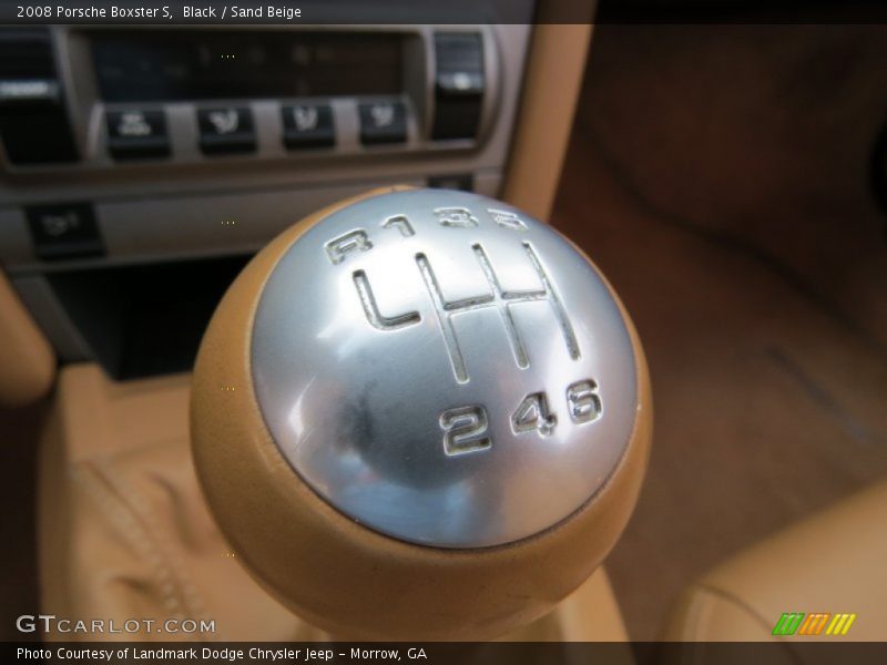 Black / Sand Beige 2008 Porsche Boxster S