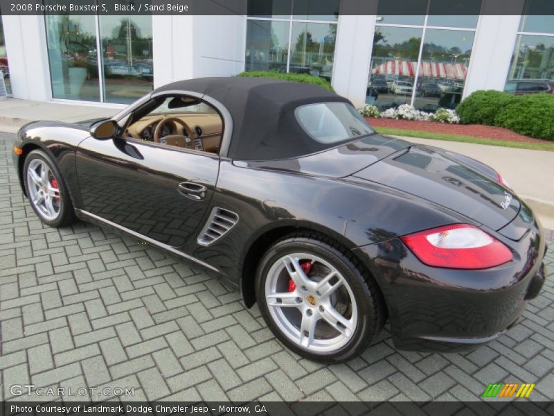 Black / Sand Beige 2008 Porsche Boxster S