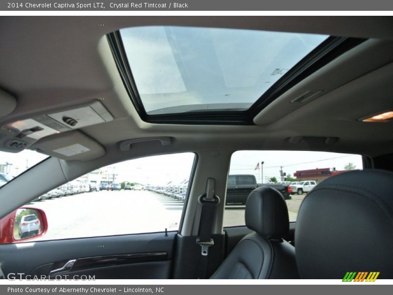 Crystal Red Tintcoat / Black 2014 Chevrolet Captiva Sport LTZ