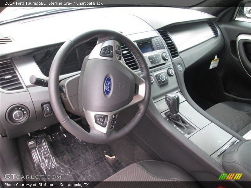 Sterling Gray / Charcoal Black 2014 Ford Taurus SEL