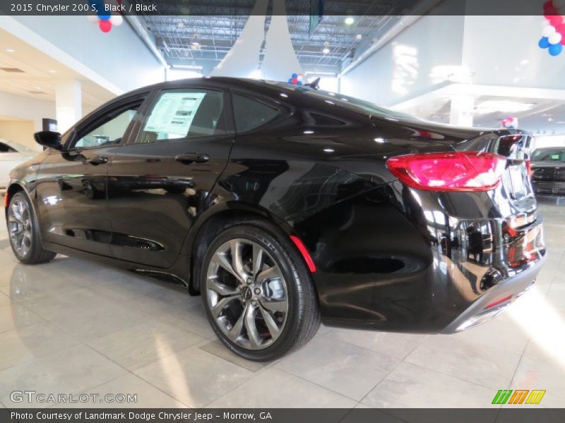 Black / Black 2015 Chrysler 200 S