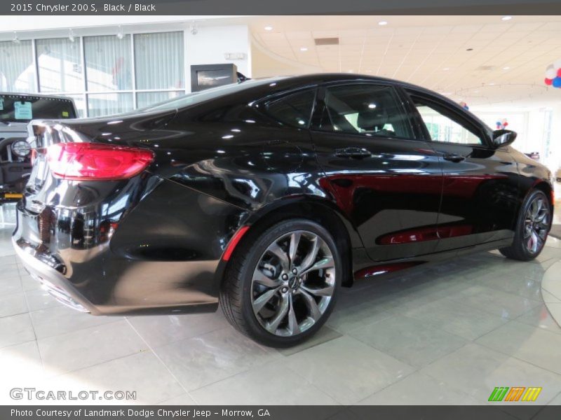 Black / Black 2015 Chrysler 200 S
