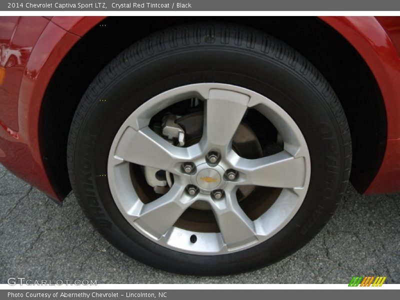 Crystal Red Tintcoat / Black 2014 Chevrolet Captiva Sport LTZ