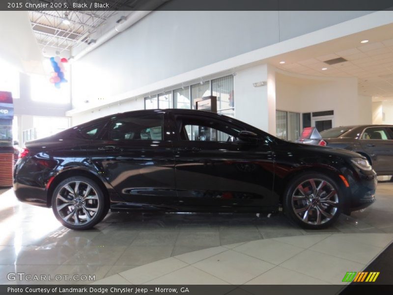 Black / Black 2015 Chrysler 200 S