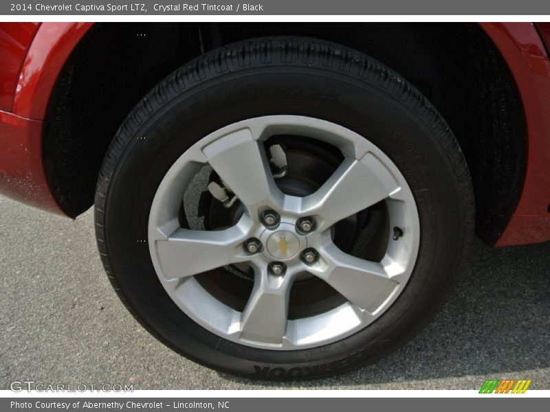 Crystal Red Tintcoat / Black 2014 Chevrolet Captiva Sport LTZ