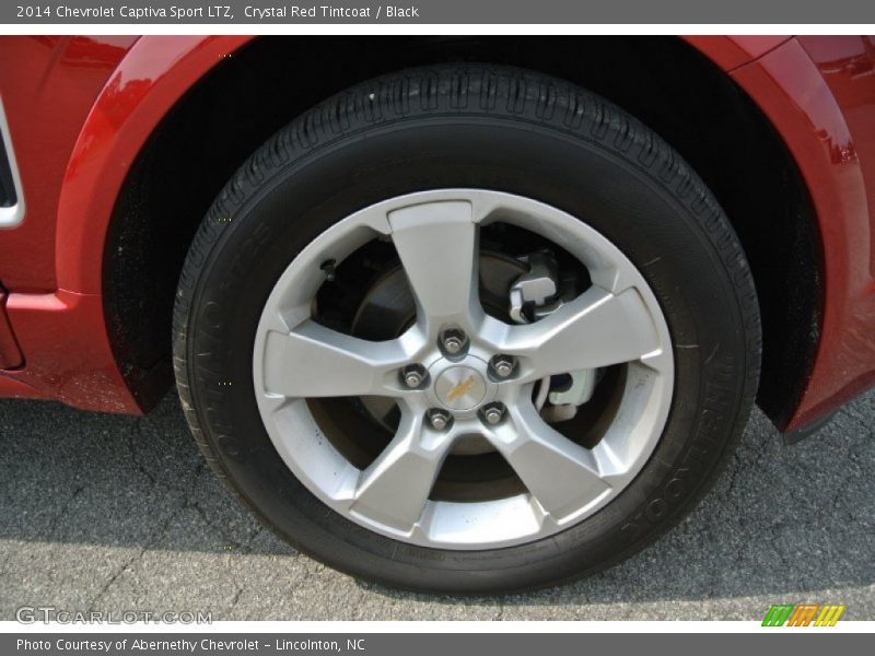 Crystal Red Tintcoat / Black 2014 Chevrolet Captiva Sport LTZ