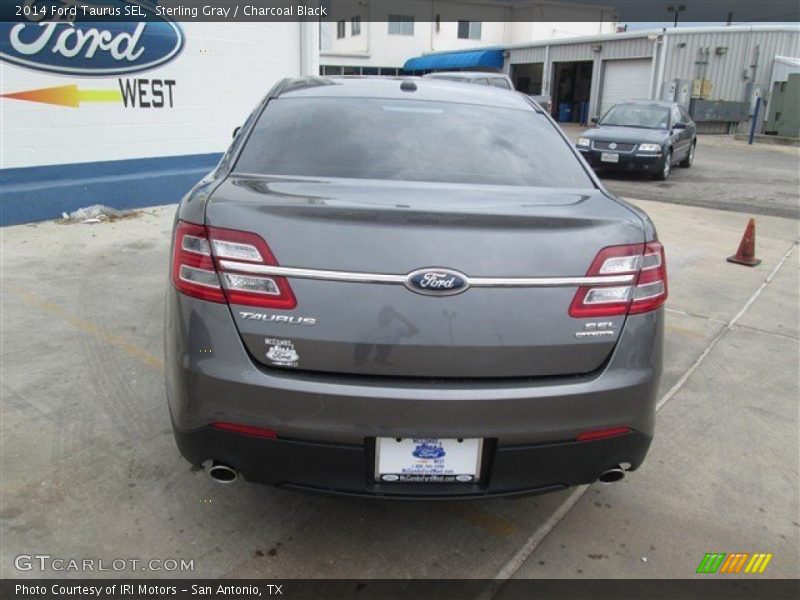 Sterling Gray / Charcoal Black 2014 Ford Taurus SEL