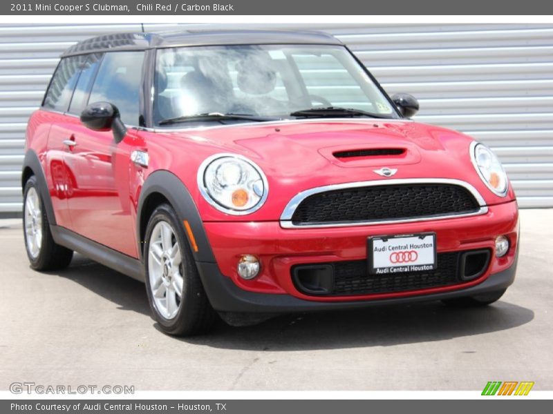 Chili Red / Carbon Black 2011 Mini Cooper S Clubman