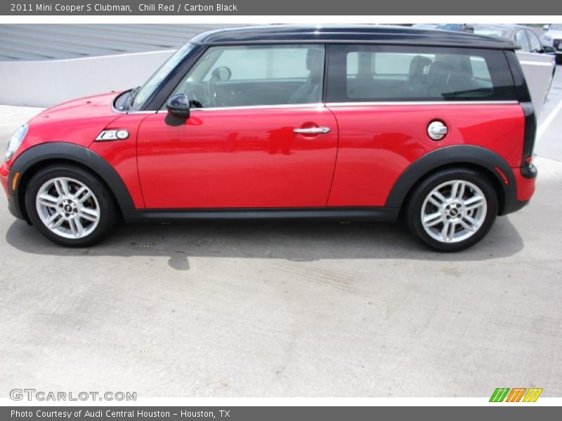 Chili Red / Carbon Black 2011 Mini Cooper S Clubman