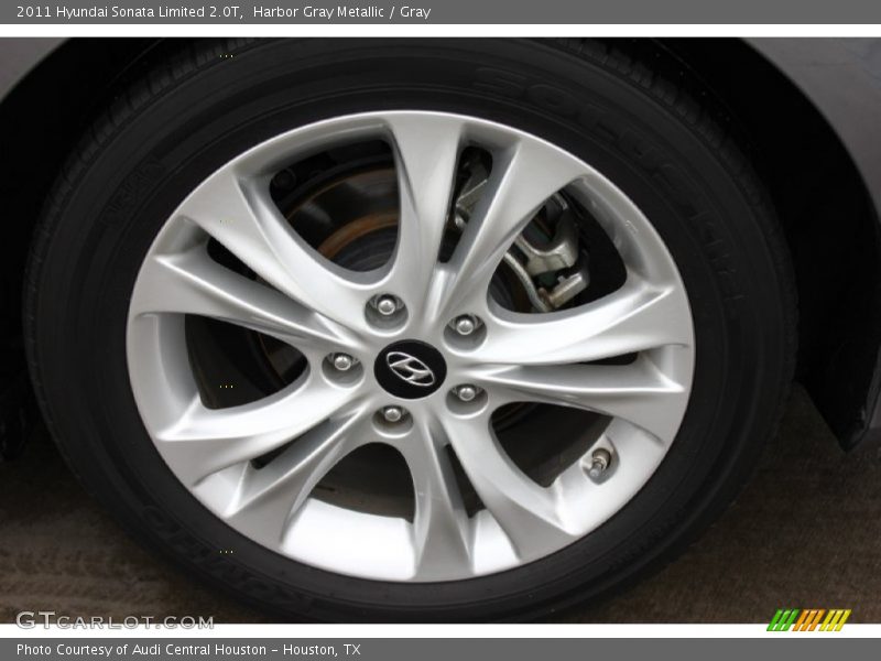 Harbor Gray Metallic / Gray 2011 Hyundai Sonata Limited 2.0T
