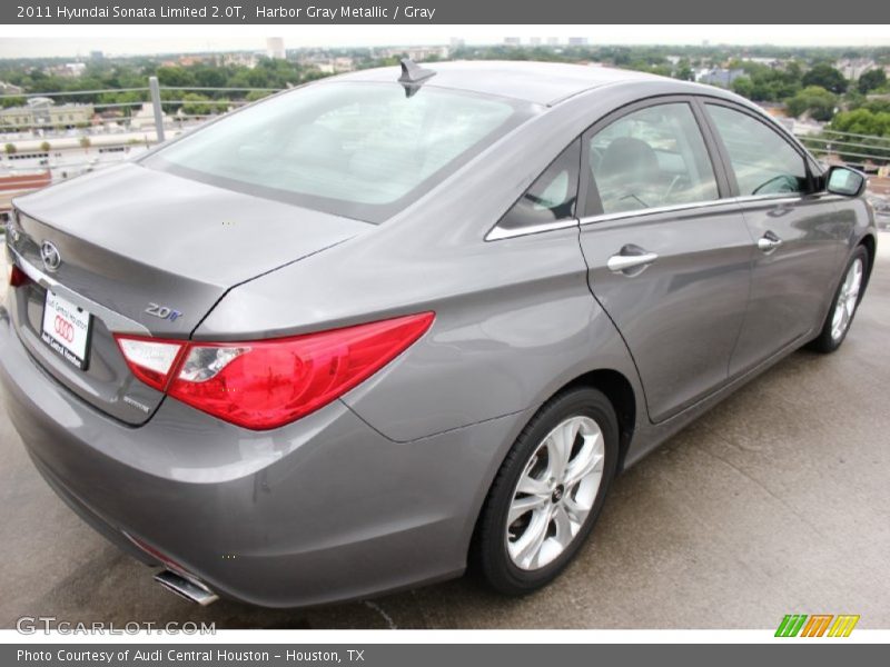 Harbor Gray Metallic / Gray 2011 Hyundai Sonata Limited 2.0T