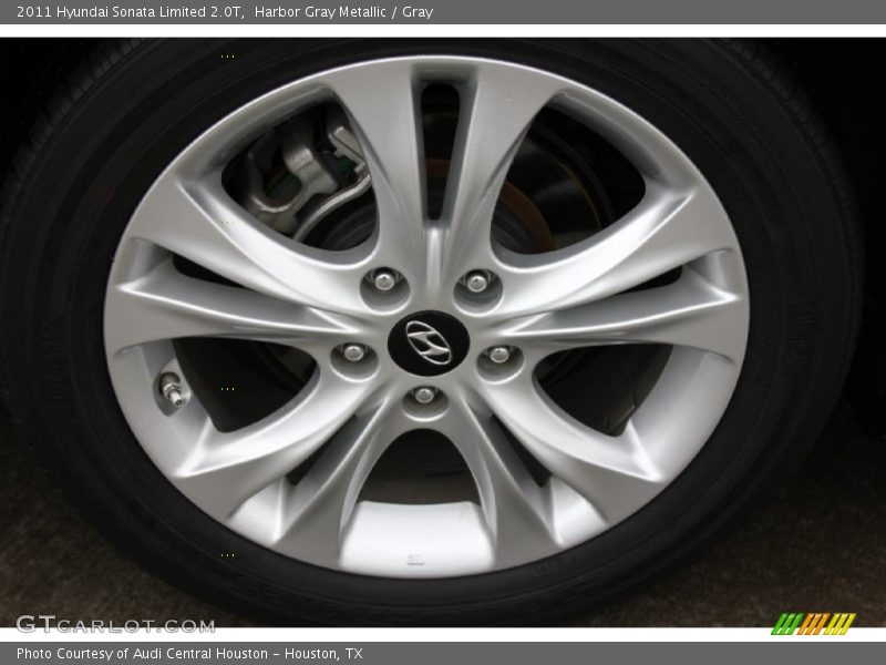 Harbor Gray Metallic / Gray 2011 Hyundai Sonata Limited 2.0T