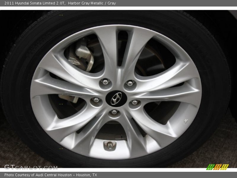 Harbor Gray Metallic / Gray 2011 Hyundai Sonata Limited 2.0T
