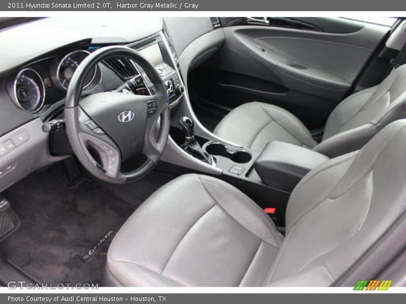 Harbor Gray Metallic / Gray 2011 Hyundai Sonata Limited 2.0T
