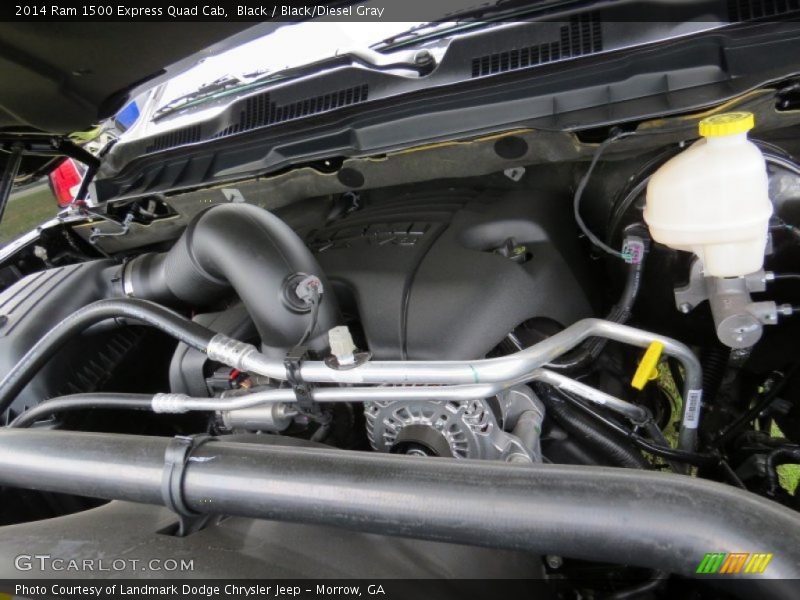 Black / Black/Diesel Gray 2014 Ram 1500 Express Quad Cab
