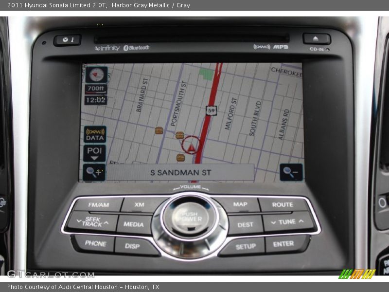 Harbor Gray Metallic / Gray 2011 Hyundai Sonata Limited 2.0T