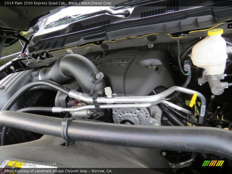 Black / Black/Diesel Gray 2014 Ram 1500 Express Quad Cab