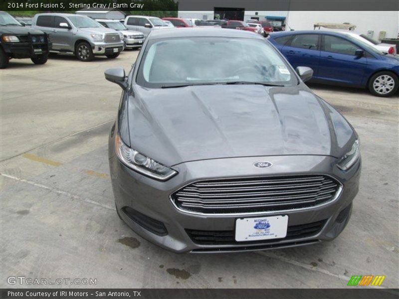 Sterling Gray / Earth Gray 2014 Ford Fusion S