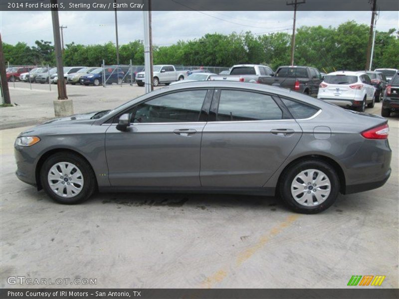 Sterling Gray / Earth Gray 2014 Ford Fusion S