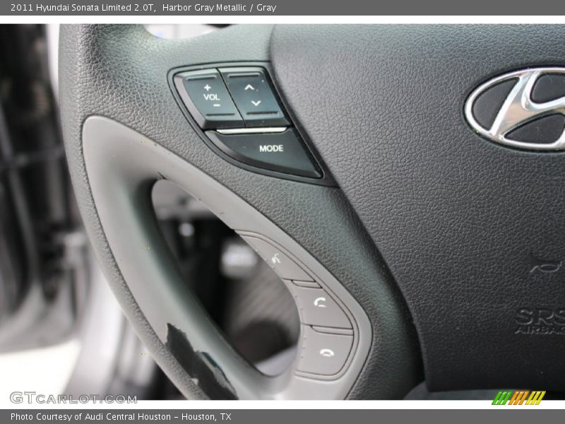 Harbor Gray Metallic / Gray 2011 Hyundai Sonata Limited 2.0T