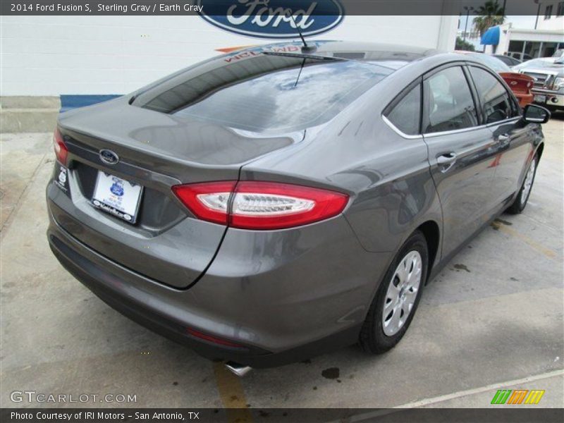 Sterling Gray / Earth Gray 2014 Ford Fusion S