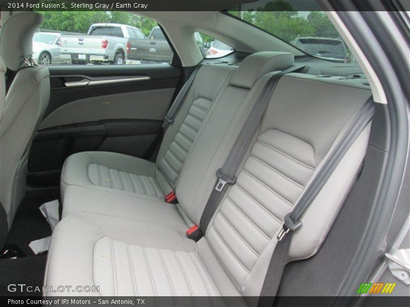 Sterling Gray / Earth Gray 2014 Ford Fusion S