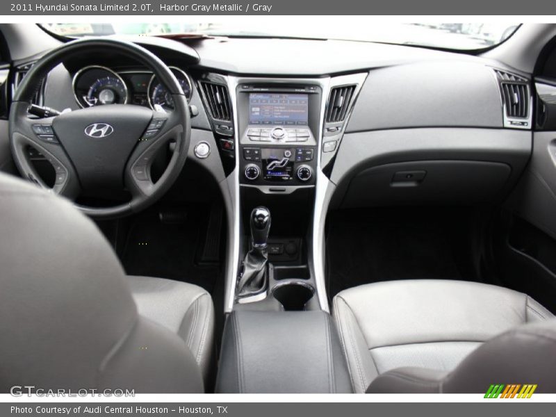 Harbor Gray Metallic / Gray 2011 Hyundai Sonata Limited 2.0T
