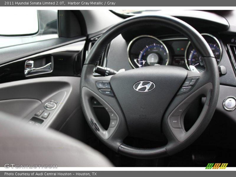 Harbor Gray Metallic / Gray 2011 Hyundai Sonata Limited 2.0T