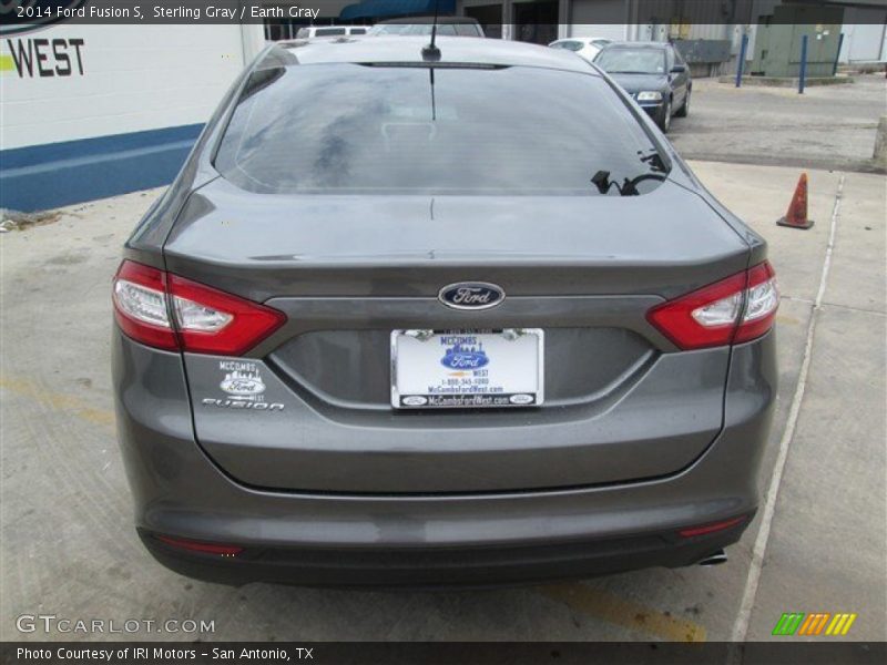 Sterling Gray / Earth Gray 2014 Ford Fusion S