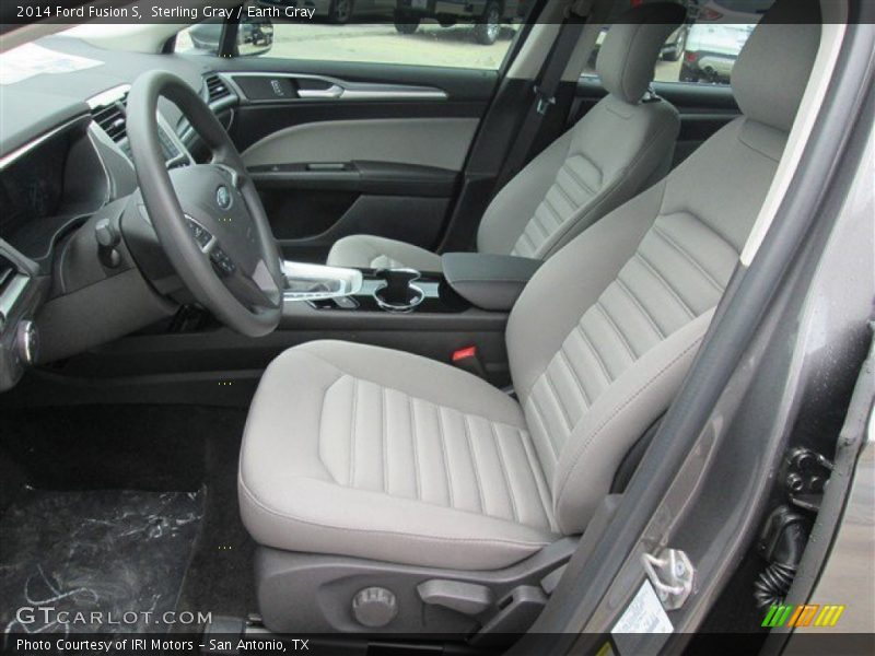 Sterling Gray / Earth Gray 2014 Ford Fusion S