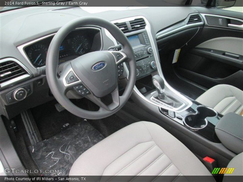 Sterling Gray / Earth Gray 2014 Ford Fusion S