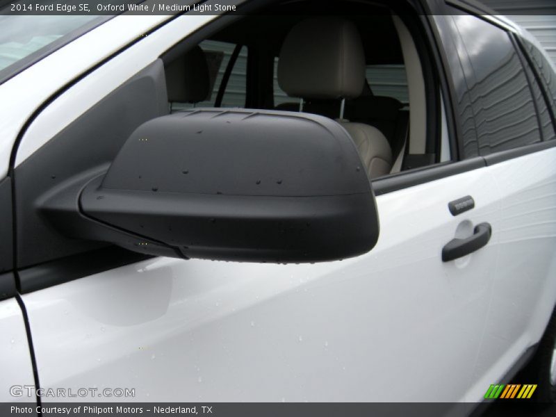 Oxford White / Medium Light Stone 2014 Ford Edge SE