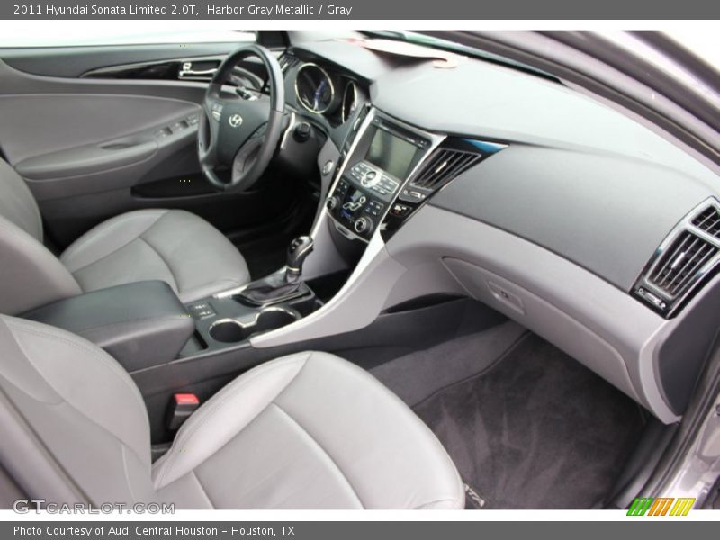 Harbor Gray Metallic / Gray 2011 Hyundai Sonata Limited 2.0T