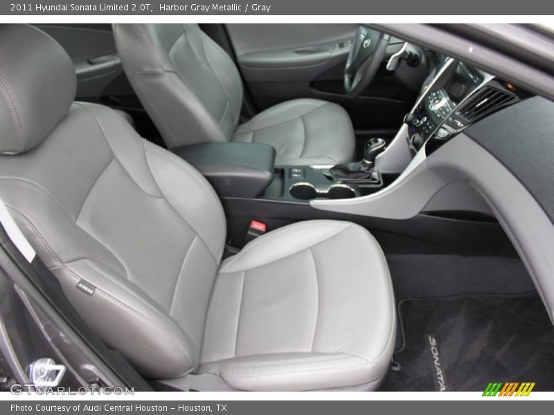 Harbor Gray Metallic / Gray 2011 Hyundai Sonata Limited 2.0T