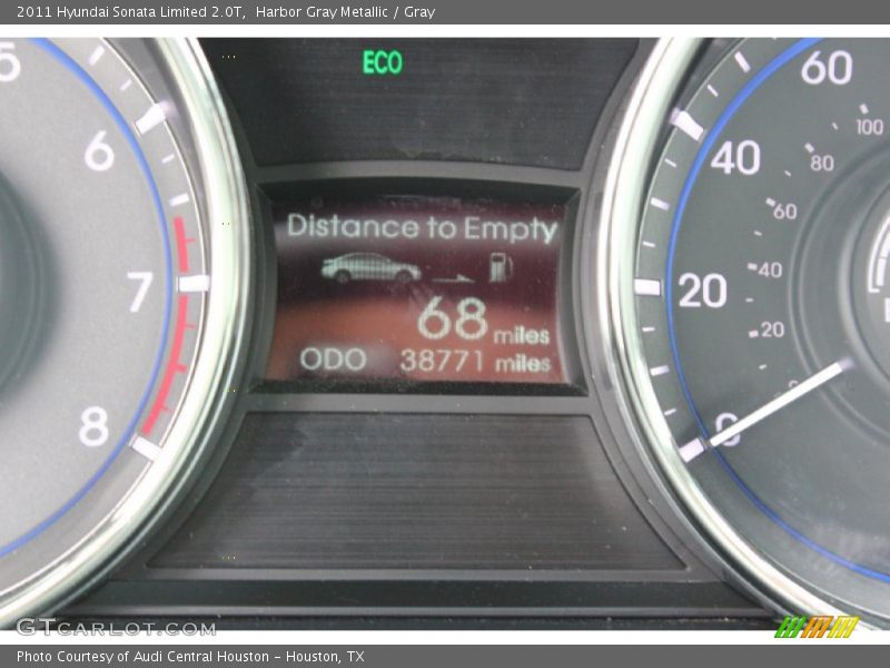 Harbor Gray Metallic / Gray 2011 Hyundai Sonata Limited 2.0T