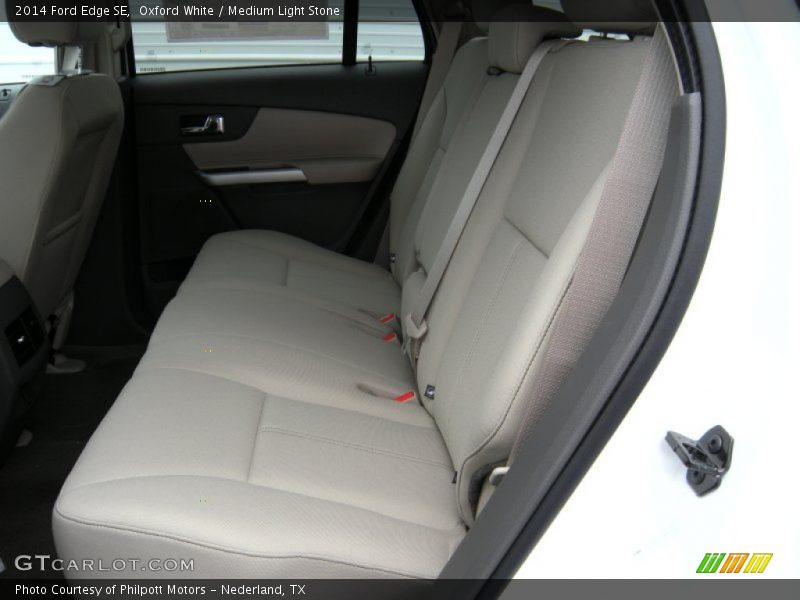 Oxford White / Medium Light Stone 2014 Ford Edge SE