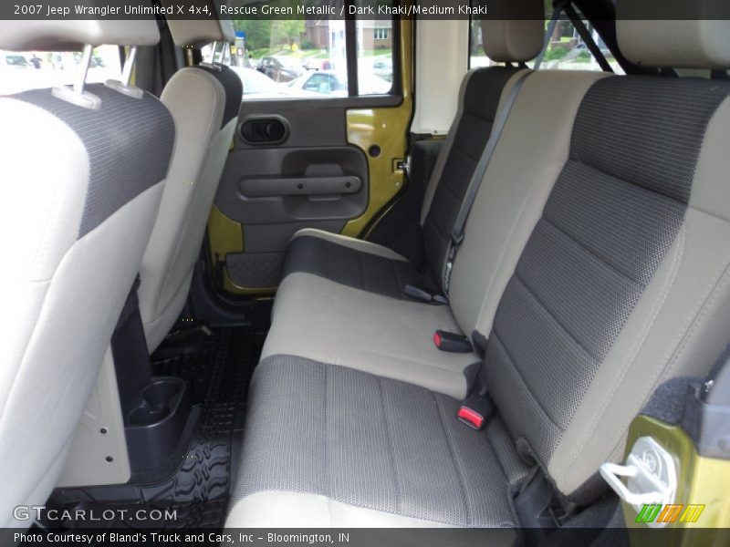 Rescue Green Metallic / Dark Khaki/Medium Khaki 2007 Jeep Wrangler Unlimited X 4x4