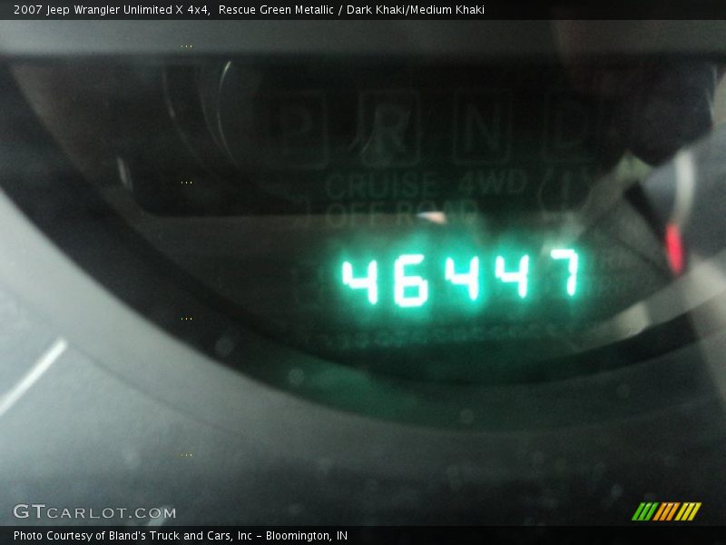 Rescue Green Metallic / Dark Khaki/Medium Khaki 2007 Jeep Wrangler Unlimited X 4x4