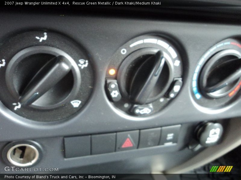 Rescue Green Metallic / Dark Khaki/Medium Khaki 2007 Jeep Wrangler Unlimited X 4x4