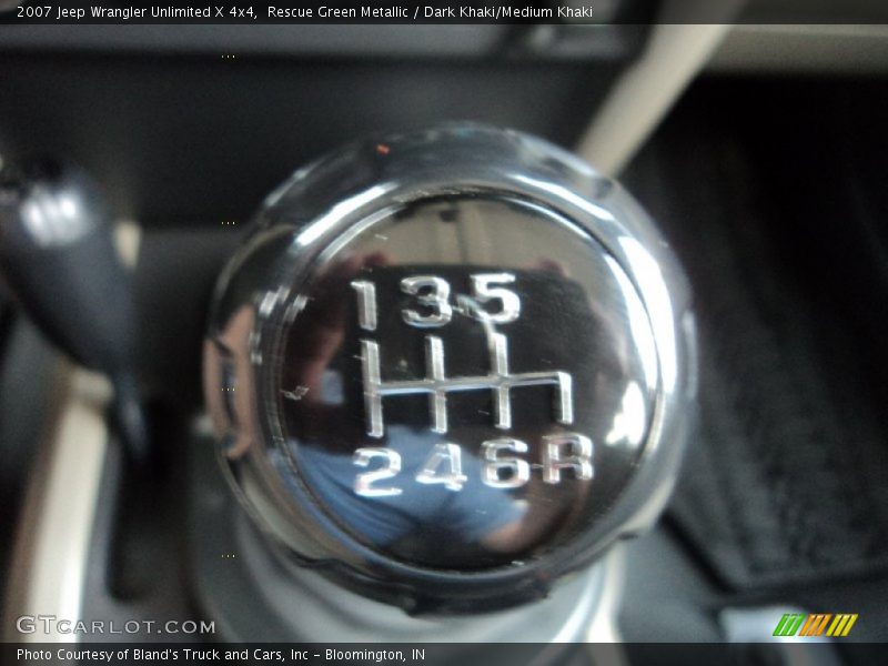Rescue Green Metallic / Dark Khaki/Medium Khaki 2007 Jeep Wrangler Unlimited X 4x4
