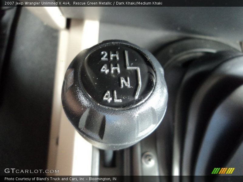 Rescue Green Metallic / Dark Khaki/Medium Khaki 2007 Jeep Wrangler Unlimited X 4x4