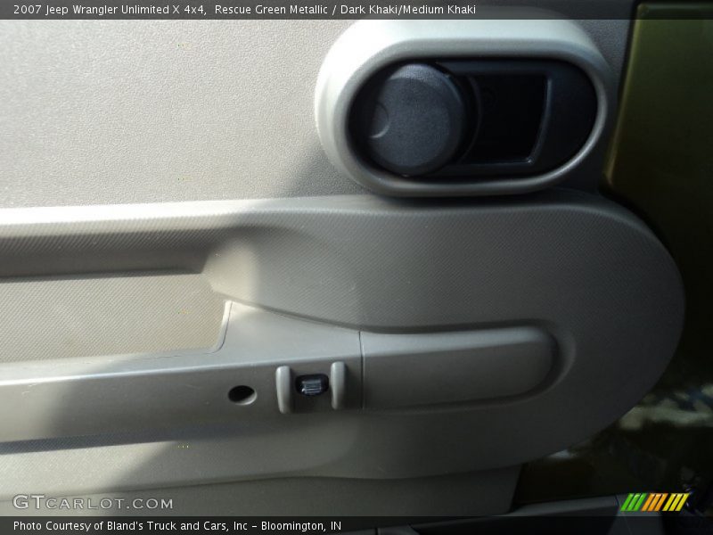 Rescue Green Metallic / Dark Khaki/Medium Khaki 2007 Jeep Wrangler Unlimited X 4x4